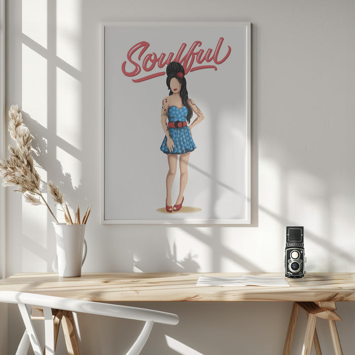 Amy Soulful Framed Art Wall Decor