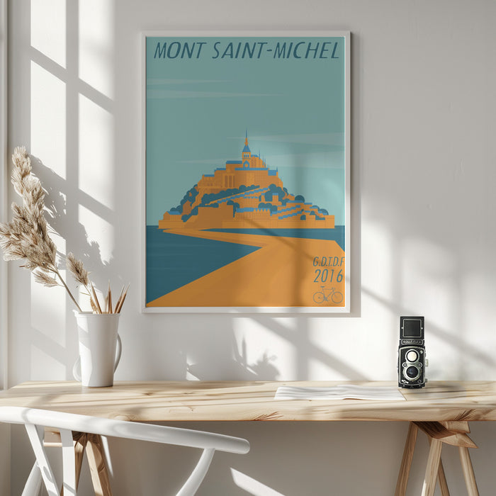 Mont Saint Michel Framed Art Wall Decor