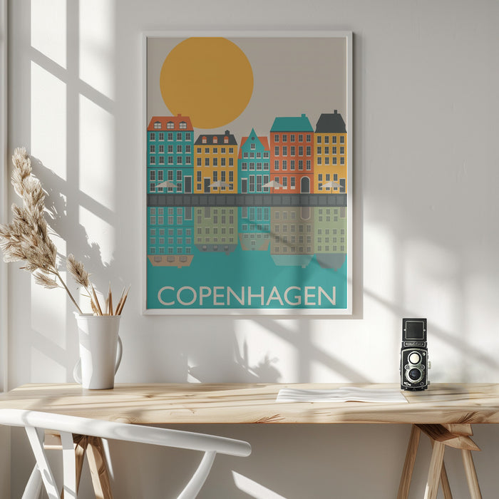 Copenhagen Framed Art Wall Decor