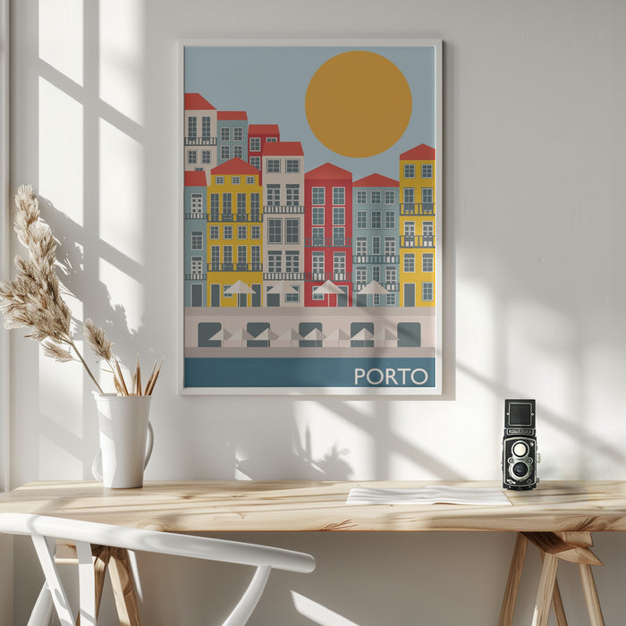 Porto Framed Art Wall Decor