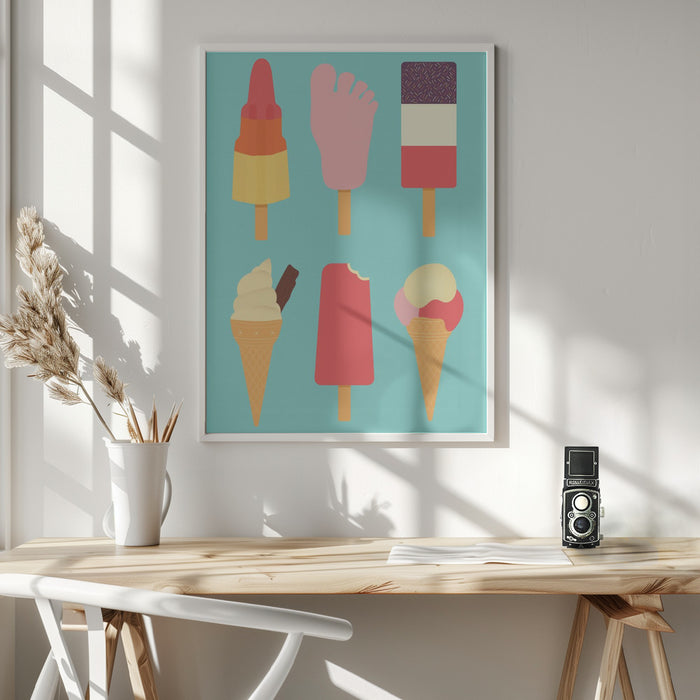 Ices Framed Art Wall Decor