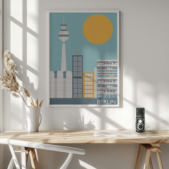 Berlin Framed Art Wall Decor