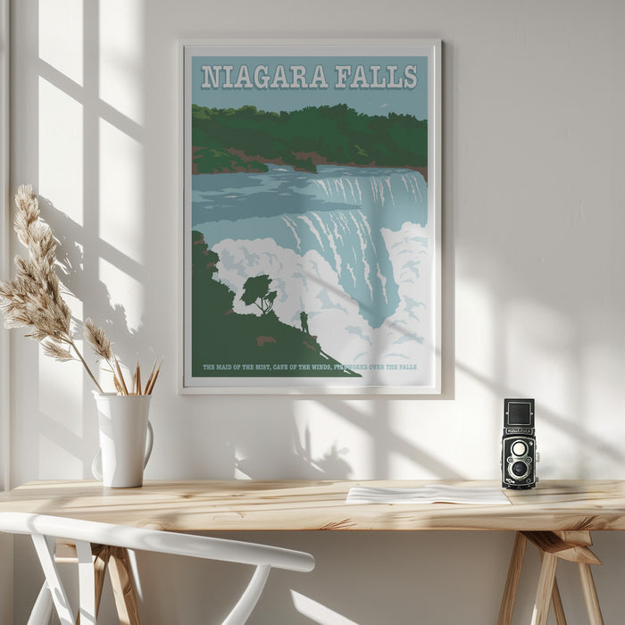 Niagara FallsTravel Print Framed Art Wall Decor