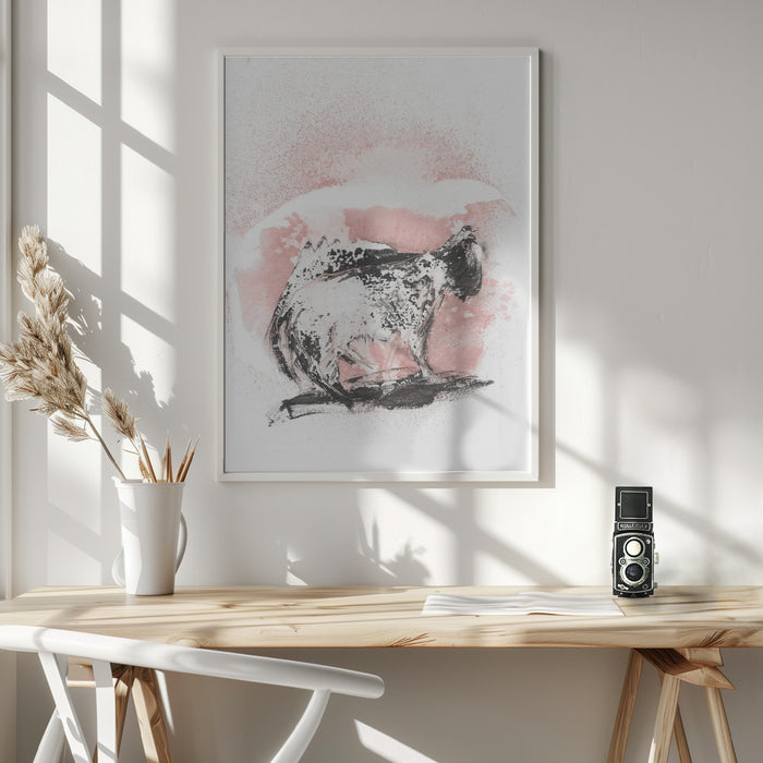 The Cat Framed Art Wall Decor