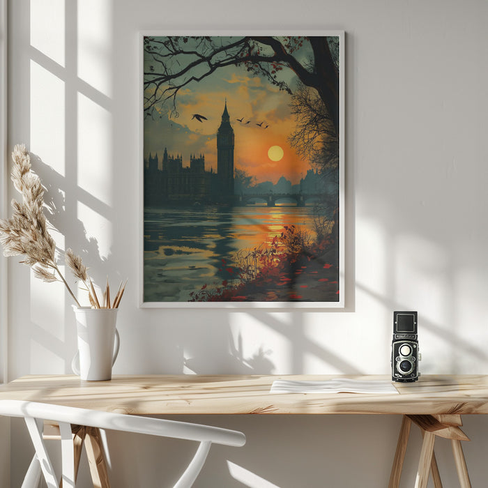 View from the Thames Framed Art Wall Decor