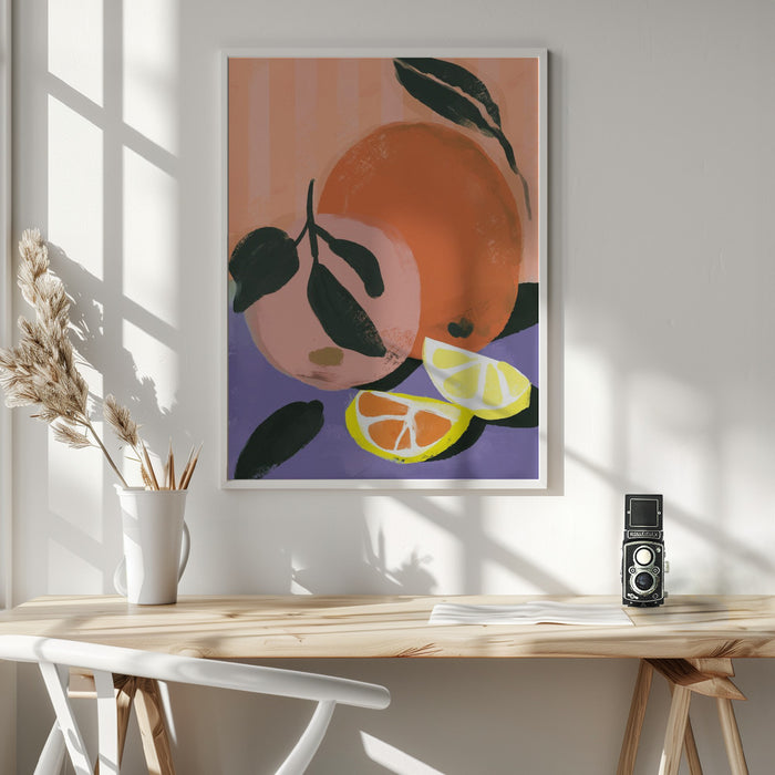 Fruity Summer No 3 Framed Art Wall Decor