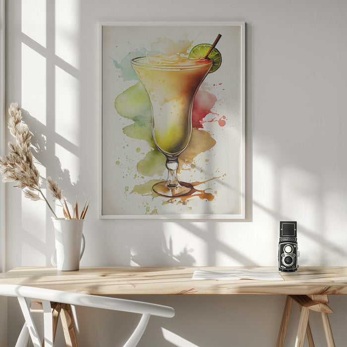 Drinks cocktail Framed Art Wall Decor