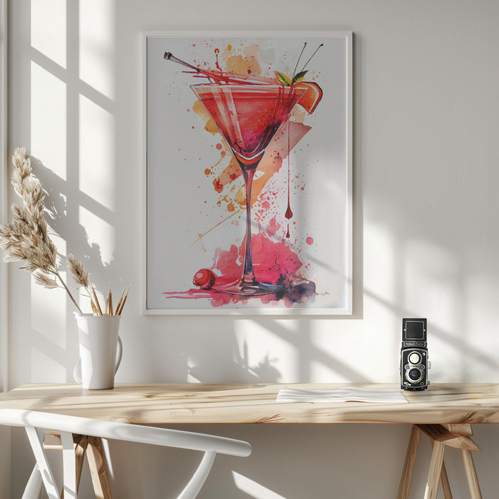 Drinks cocktail Framed Art Wall Decor