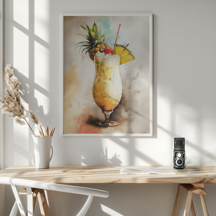 Drinks cocktail Framed Art Wall Decor