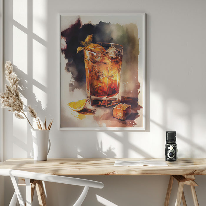 Drinks cocktail Framed Art Wall Decor