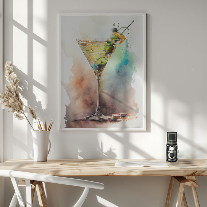 Drinks cocktail Framed Art Modern Wall Decor