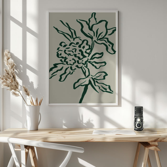 Flower Framed Art Wall Decor