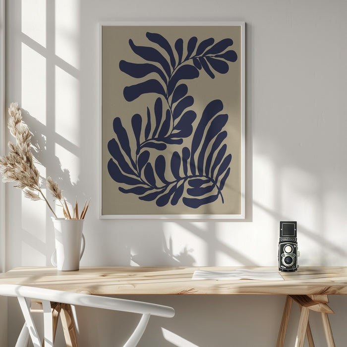 Seaweed Framed Art Wall Decor