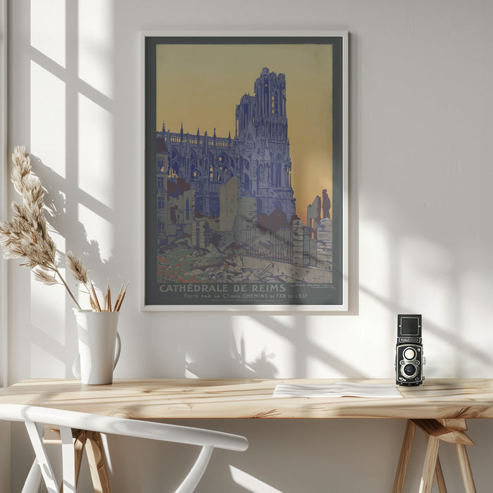 Cathédrale de Reims Framed Art Wall Decor