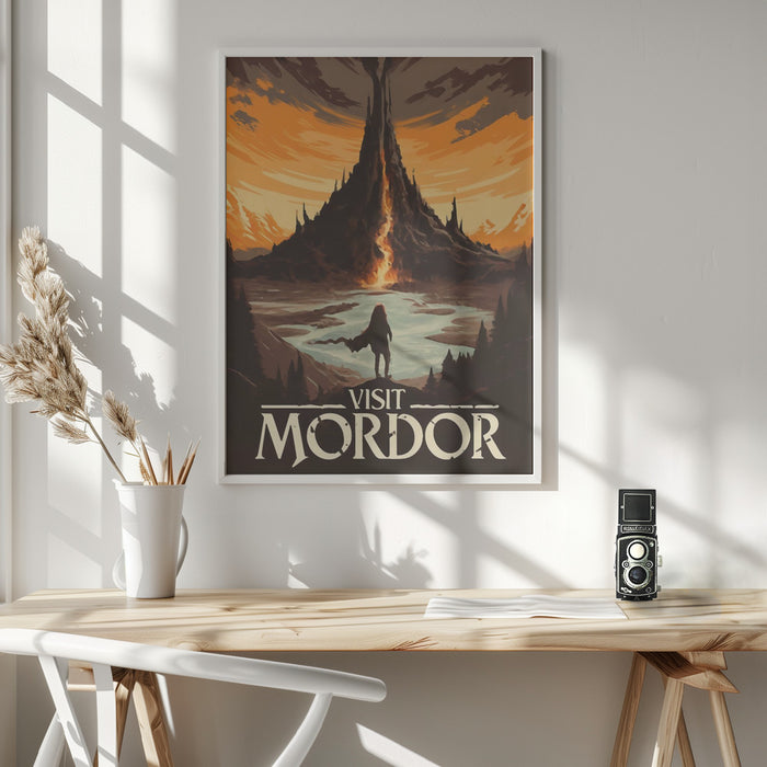 Visit Mordor Framed Art Wall Decor