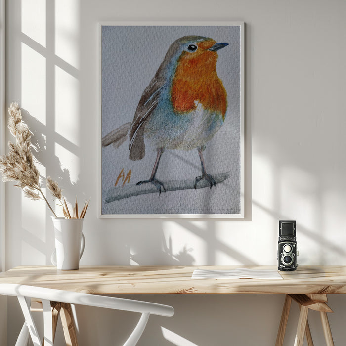 Robin Framed Art Wall Decor