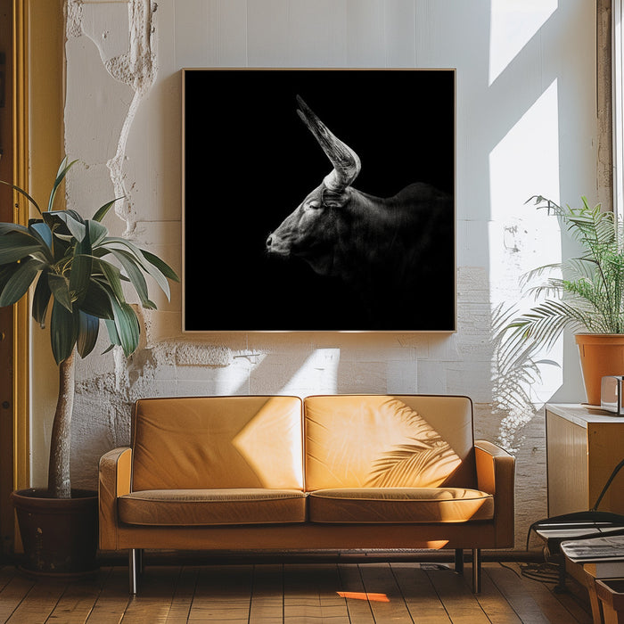 Watusi Square Canvas Art Print