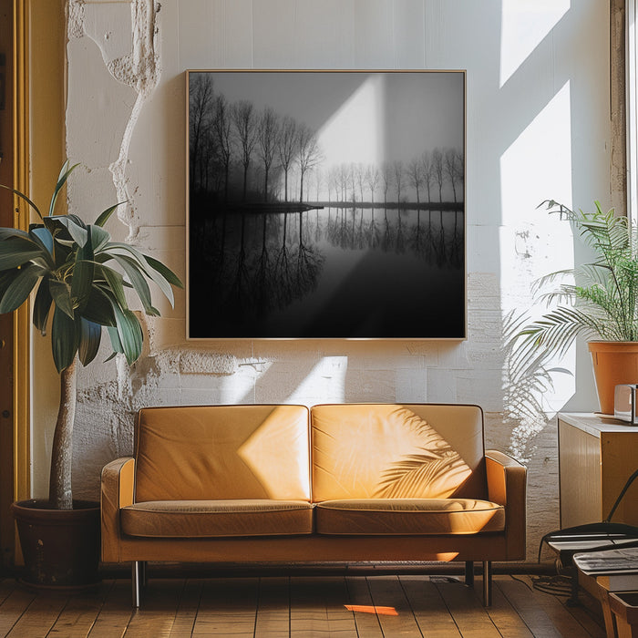 In dreams Square Canvas Art Print