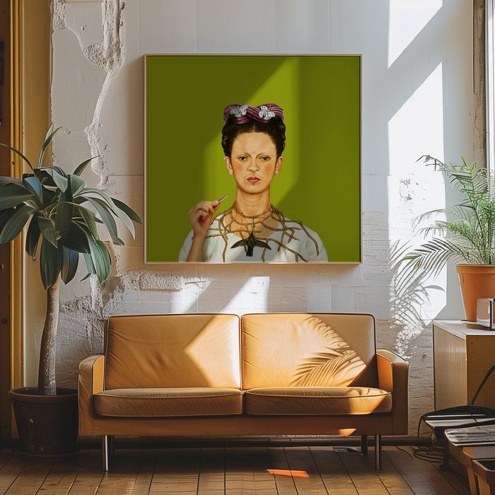 Don’t Overdo Square Canvas Art Print Frida Kahlo