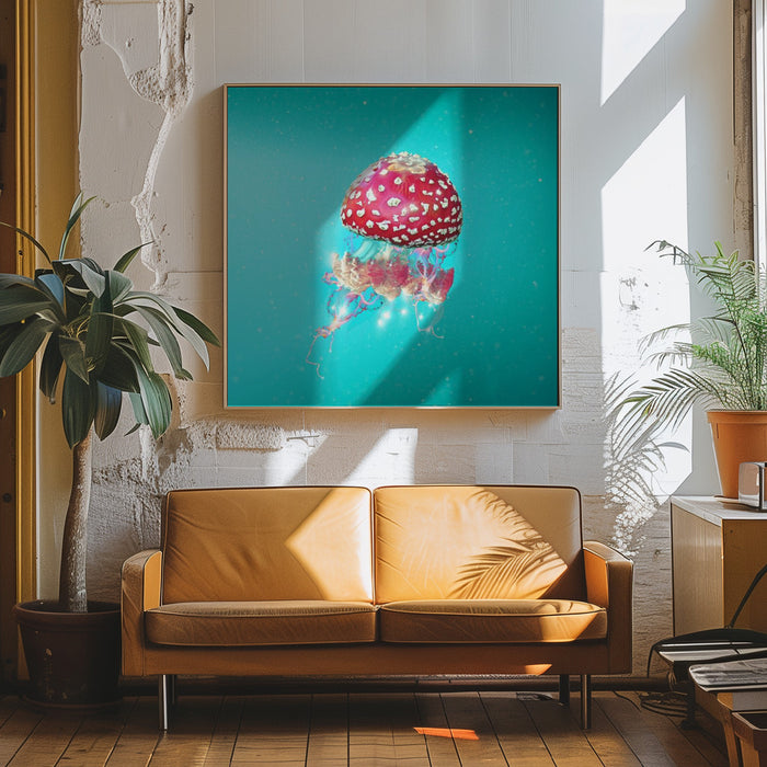 Hallucination Square Canvas Art Print