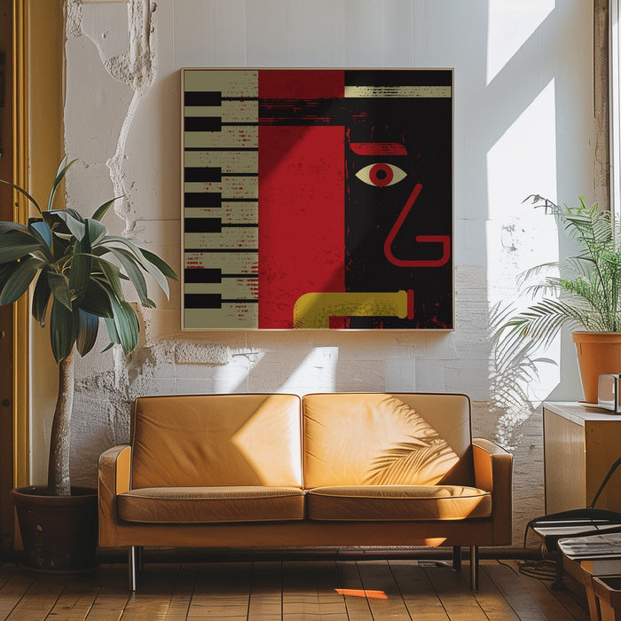 Jazz Square Canvas Art