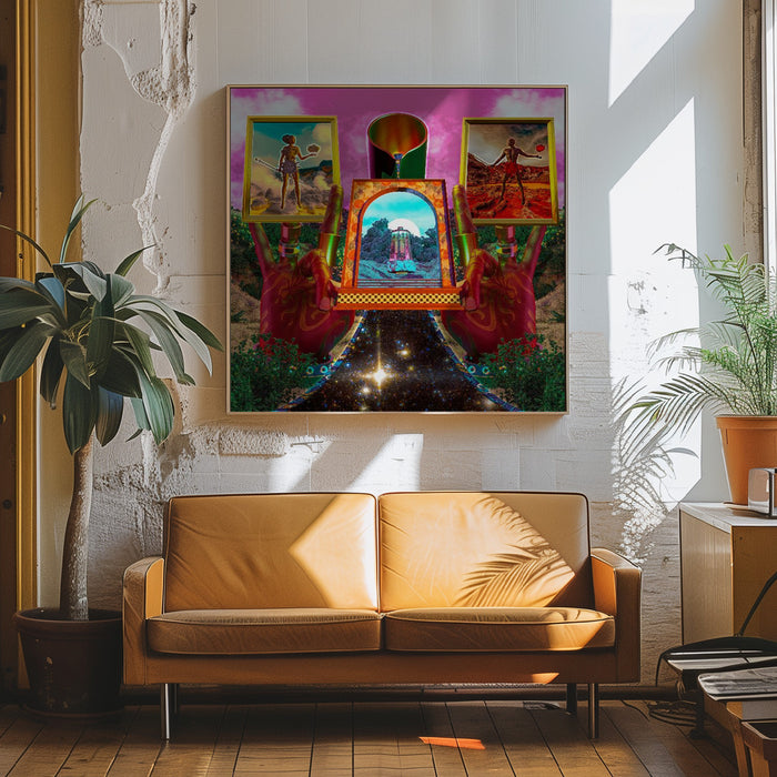 ALCHEMY Square Canvas Art Print