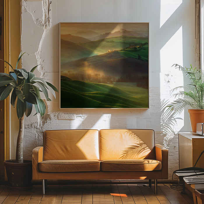 Morning Dreams Square Canvas Art