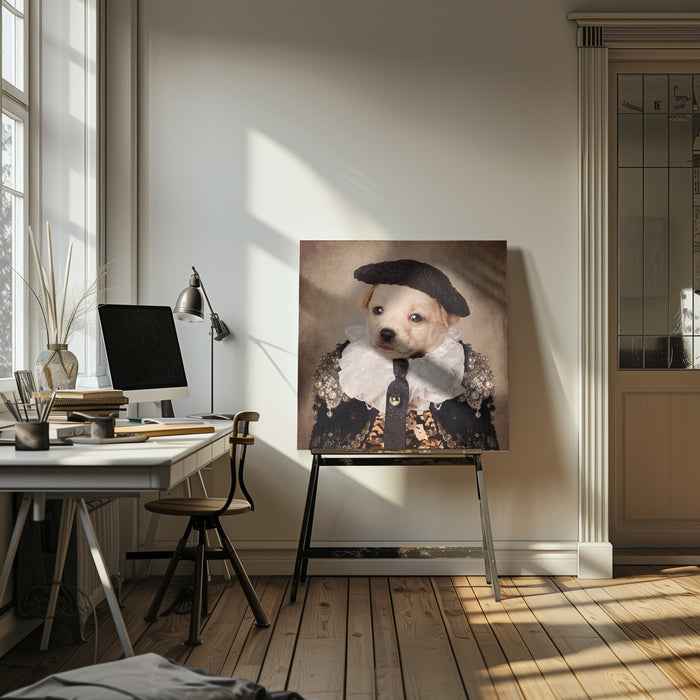 Shelter Pets project - Mia Square Canvas Art Print