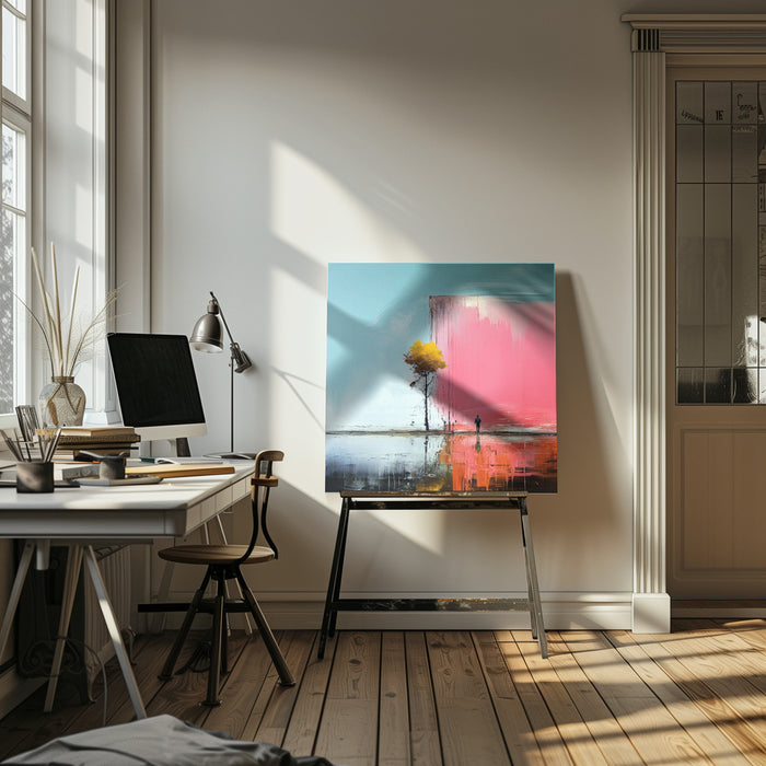 Second World 4 Square Canvas Art Print