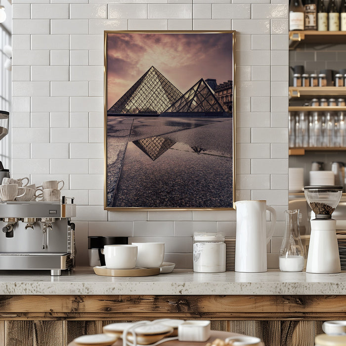 Triangular value Framed Art Wall Decor