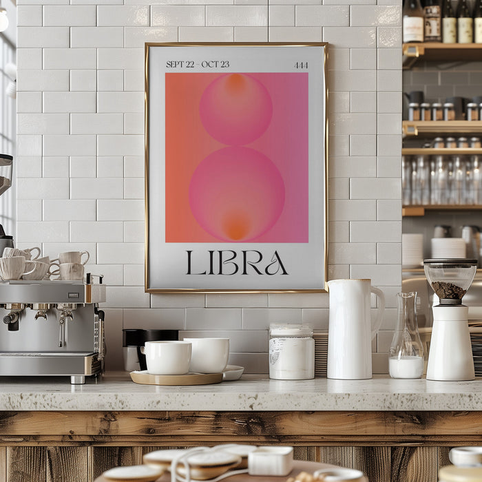 Libra Framed Art Modern Wall Decor