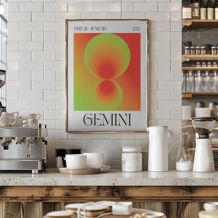 Gemini Framed Art Wall Decor