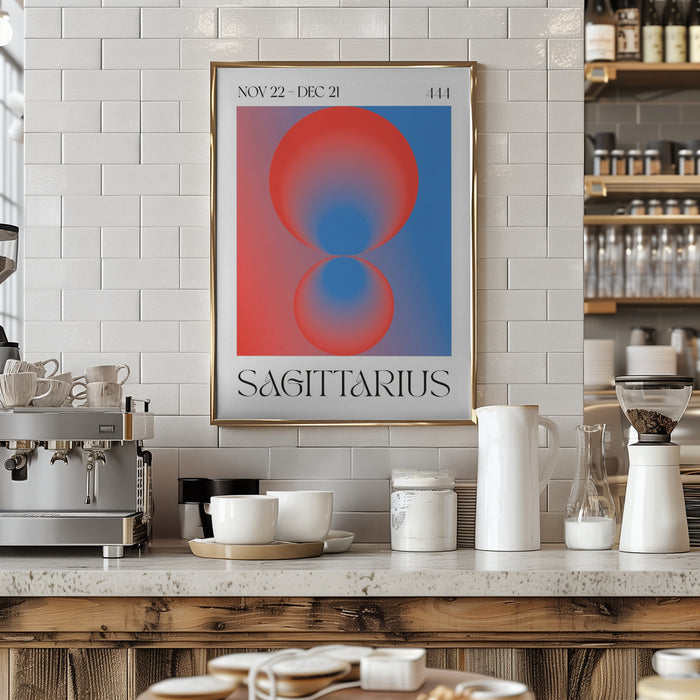 Sagittarius Framed Art Modern Wall Decor