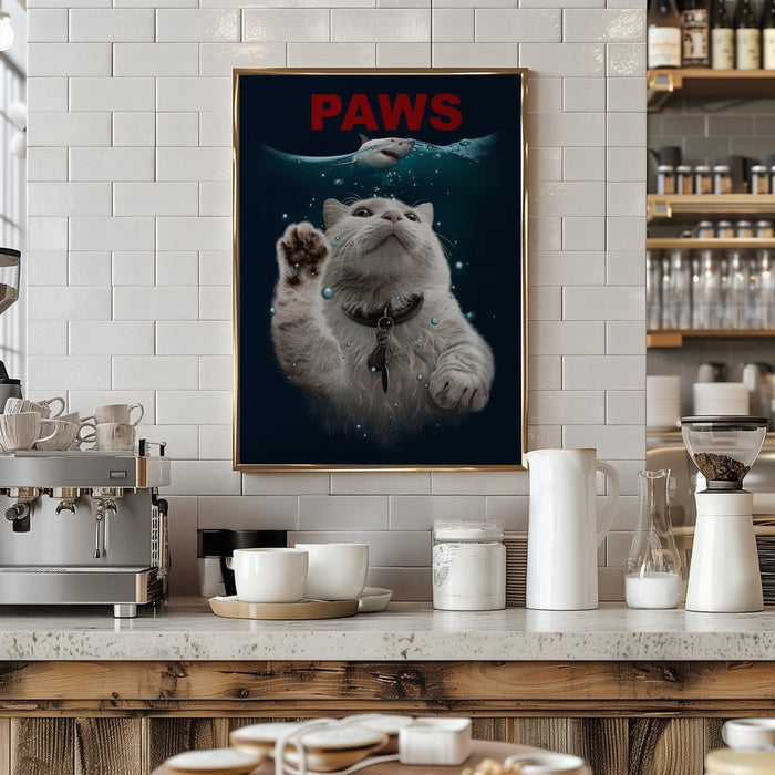 PAWS Framed Art Wall Decor