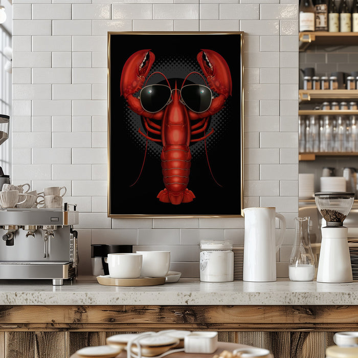 cool lobster Framed Art Modern Wall Decor