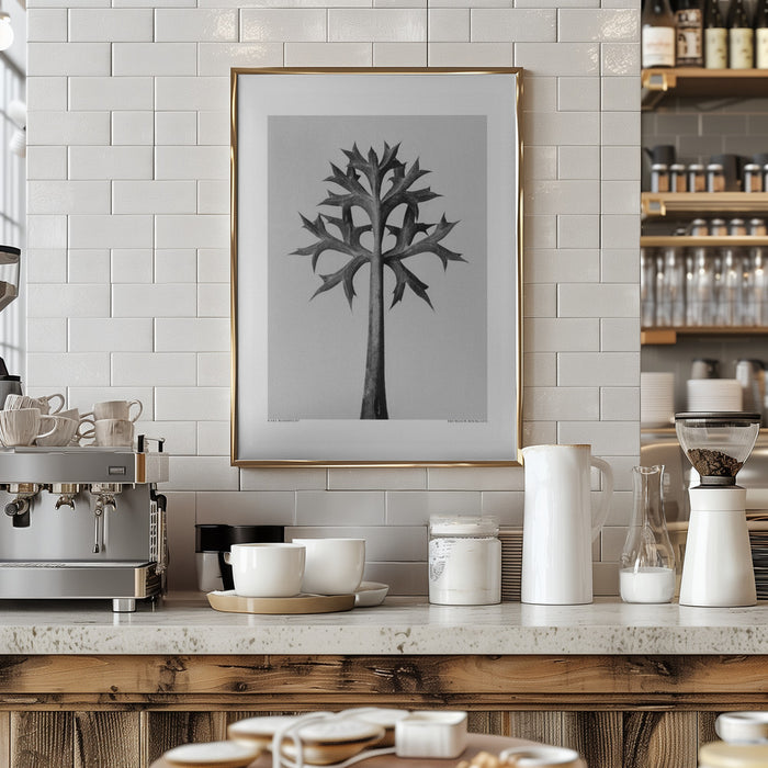 Eryngium Bourgatii Framed Art Modern Wall Decor