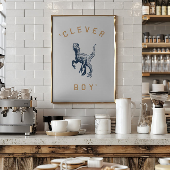 Clever Boy Framed Art Wall Decor