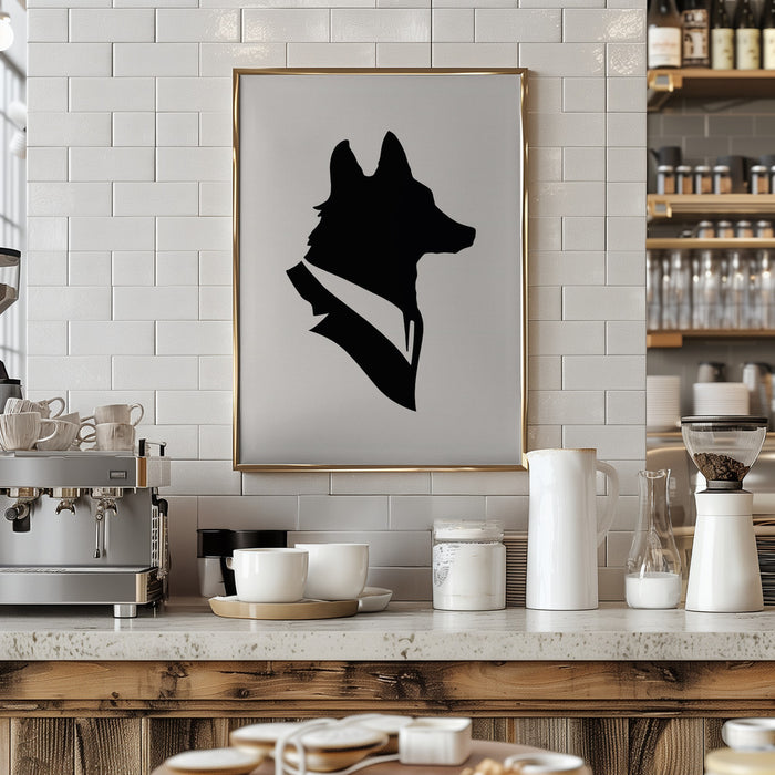 Monsieur Renard Framed Art Wall Decor