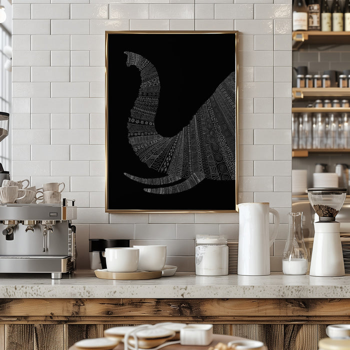 Elephant Nº2 Framed Art Wall Decor