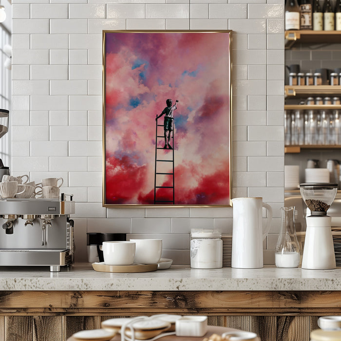 Cloud Painter Framed Art Modern Wall Decor