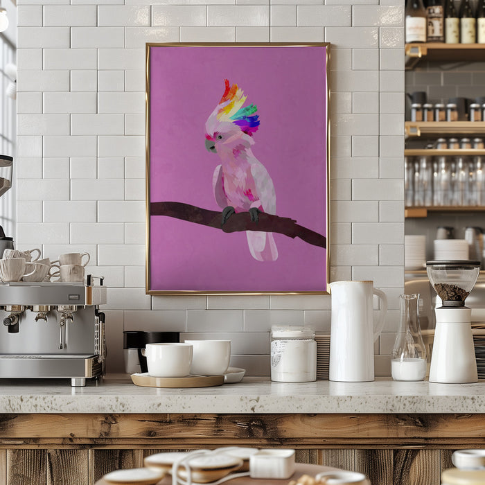 Pride Galah Framed Art Wall Decor