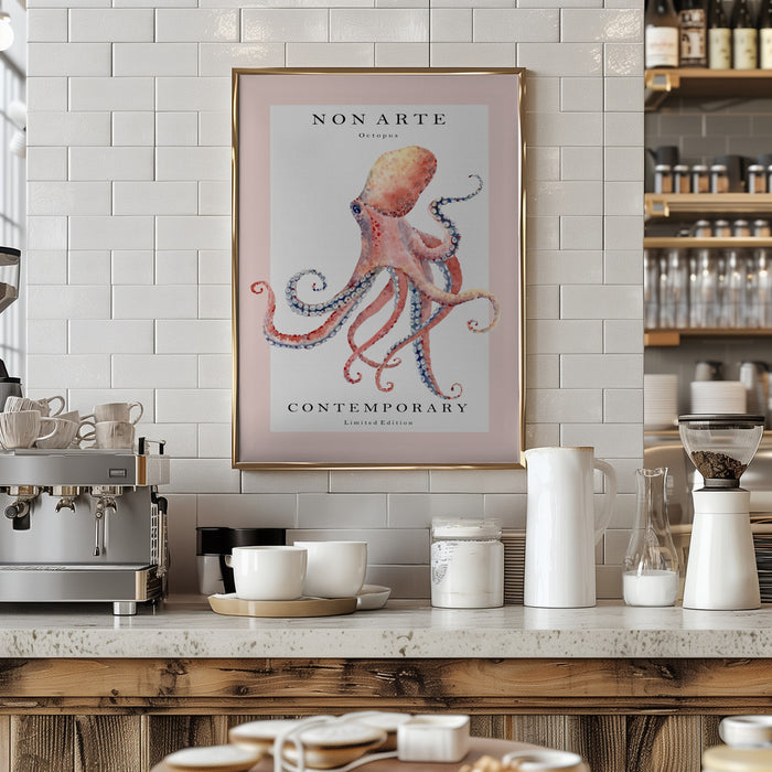 Non Arte Octopus Framed Art Wall Decor