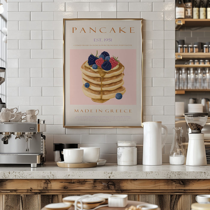 Pancakes Est. 1951 Framed Art Wall Decor