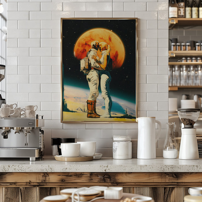 Intergalactic Love Framed Art Wall Decor