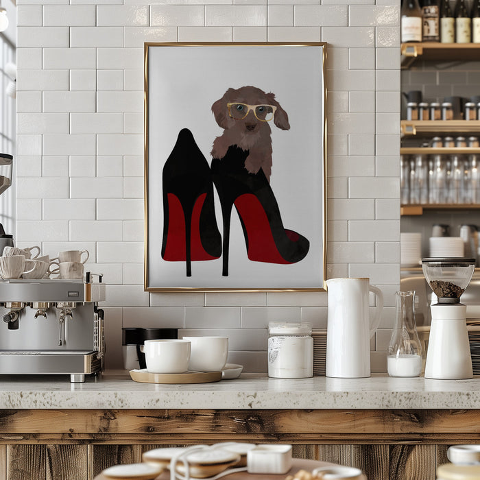 Daschand Shoe Framed Art Modern Wall Decor