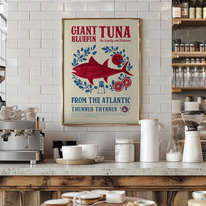 Tuna kitchen print Framed Art Wall Decor