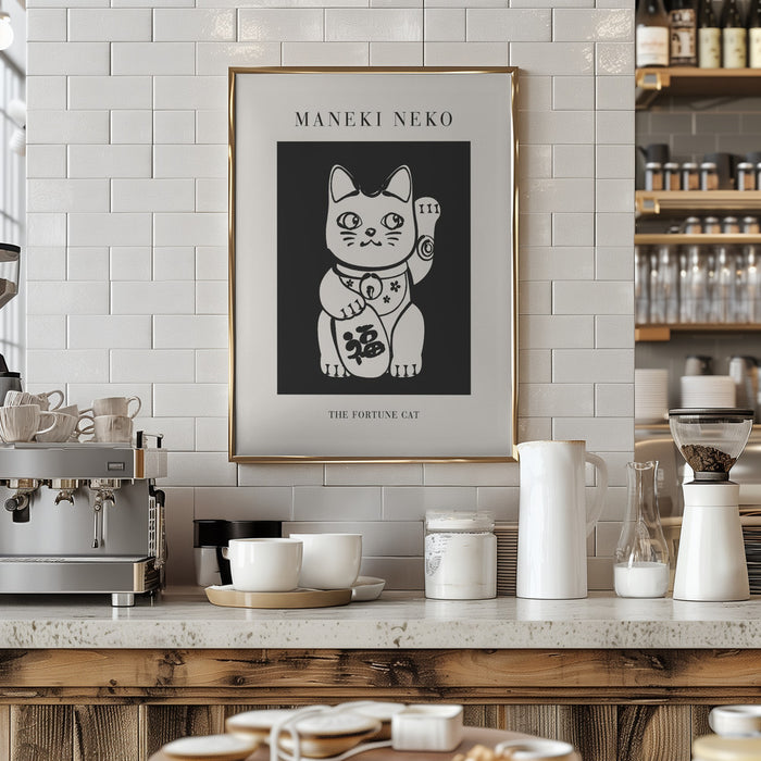 Manekineko Framed Art Wall Decor