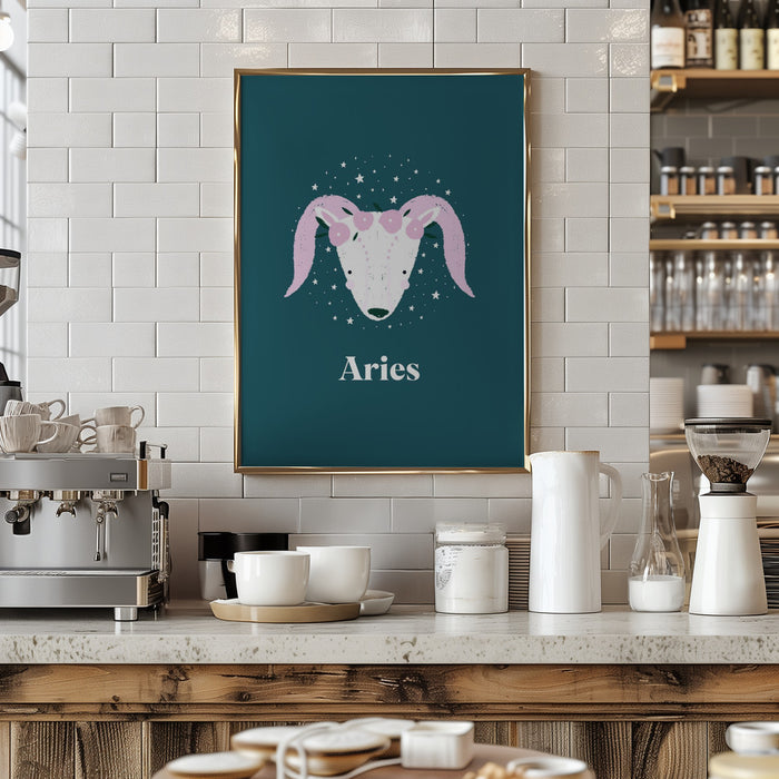 Aries Framed Art Wall Decor