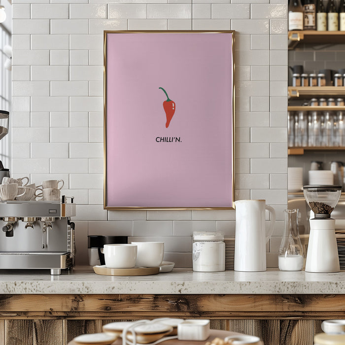 Chilli'n Framed Art Modern Wall Decor