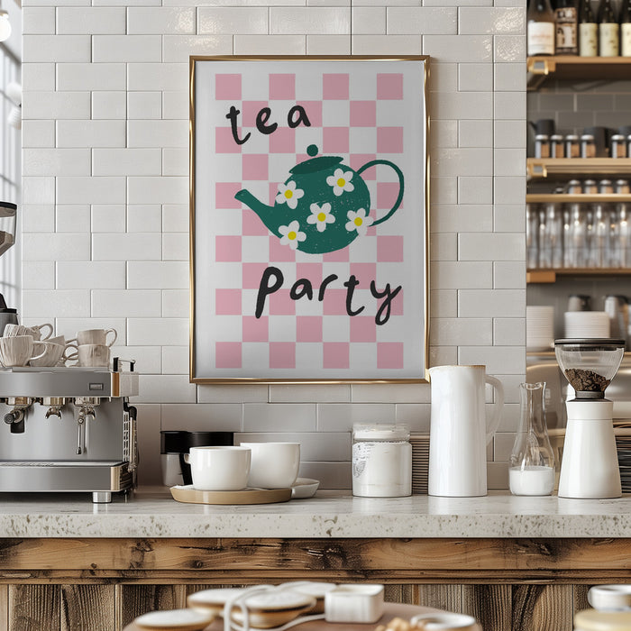 Tea Party Framed Art Wall Decor